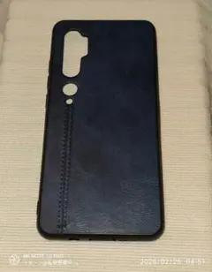 Xiaomi Mi note 10 レザーケース ブルー系 중고