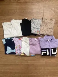 110cm 女の子 長袖ロンT まとめ売り 10点 保育園 小学校