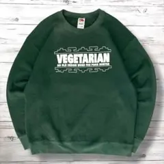 フルーツオブザルーム スウェット デカロゴ グリーン 緑 L 1442