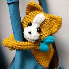 あみぐるみ　バッグチャーム小物入れ