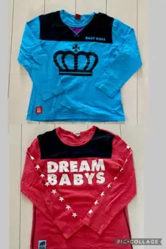 BABY DOLL とDREAM BABYS 長袖ロンT2枚セット