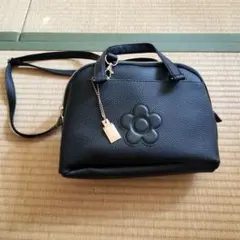 マリークワント　ショルダーバッグ ブラック