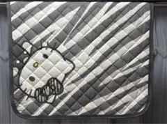 新品未使用 ハローキティ 敷きパッド ゼブラ柄 シングルサイズ