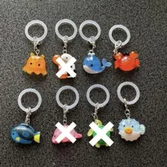 未使用　海の生き物　めじるしアクセサリー セット　5個