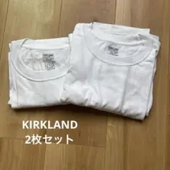 コストコ　KIRKLAND ホワイトTシャツ S 2枚組　半袖　シャツ
