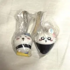 ちいかわ寿司 フィギュアキーホルダー ハチワレ モモンガ