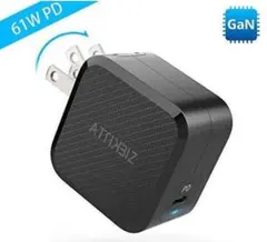 急速充電器 充電器 Type-c 61W USB-C 電源アダプタ