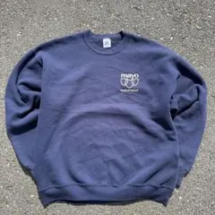 S*O様 80s USA製　古着　ジャージーズ　スウェット　ネイビー　企業　フェ