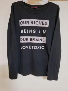 Lovetoxic(ラブトキシック)キッズ　女の子　ブラック　長袖　160センチ