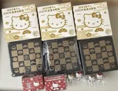 デ*ン様 ハローキティ 重箱×3 箸置き2P×2 まとめ売り