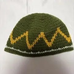 ビーニー ニット帽 クラッシャーハット ハンドメイド