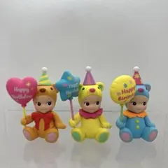 【ソニーエンジェル】バースデーギフト ベア（3体セット）