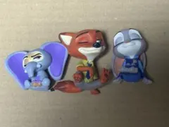ズートピア　ガチャガチャ肩ズン3つ