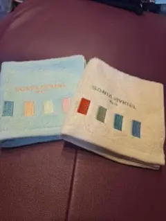 SONIA RYKIEL タオルハンカチ 2枚セット
