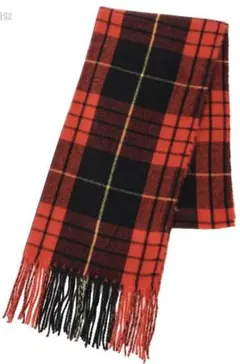 チェックストールGreen Parks グリーンパークス RED マフラー