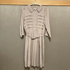 NATURAL BEAUTY BASIC 七分袖ワンピース M