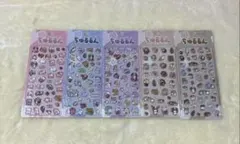 ちゅるるん ぷくぷくキャンディシール 5枚セット