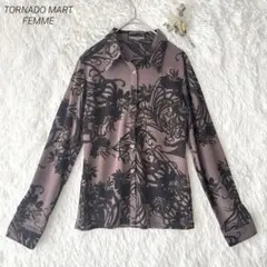 TORNADO MART フラワーシャツ 長袖 花柄 y2k archive トルネードマート 薔薇 花柄 長袖シャツ ヴィンテージ Y2K archive