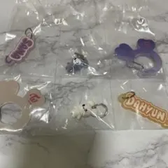 TWICE アクリルカラビナフロッキーマスコットガチャ サナ ダヒョン