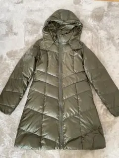 Ray BEAMS ダウンコート　グリーン　Aライン　Oサイズ