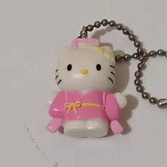 キティちゃん 着物 キーホルダーチャーム 平成レトロ y2k 限定ハロー