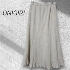 オニギリ/コムサイズム☆リブニットスカートフェミニン　ウエストゴム　9号