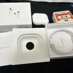 【充電ケースのみ】Apple AirPods 第3世代 箱・ケーブル・オマケ付
