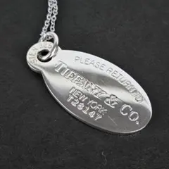Tiffany オーバルタグ リターントゥ ネックレス シルバー925