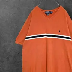 ねこ28様ご購入 希少 POLOラルフローレン 鹿の子Vネック ボリビア製