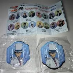 くら寿司　コナン　ビッくらポン　マグネットシート　服部平次 & 怪盗キッド