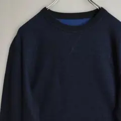 ヘインズ 長袖シャツ ロンT サーマルシャツ ネイビー 無地 メンズL