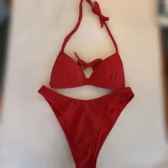 H&M セパレート水着ビキニ レッド赤のサムネイル