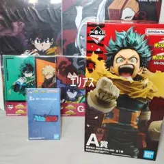 【７点セット】ヒロアカ　1番くじ　フィギュア　クリアポスター　ステッカー