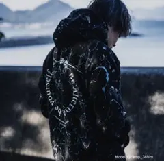 最終値下げ KAZE_TO_MORI SPLATTER_HOODIE