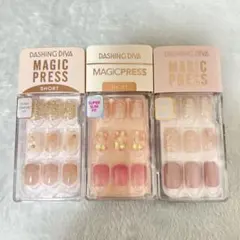 DASHING DIVA MAGIC PRESS ネイルチップ 3種セット
