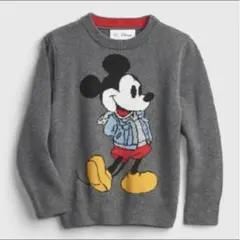 Baby Gap ミッキーマウス セーター グレー