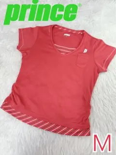 prince テニスウェア　ピンク　Tシャツ　半袖　M レディース