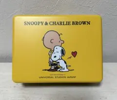 スヌーピー　チャーリーブラウン　空き缶　クッキー缶【未使用に近い】