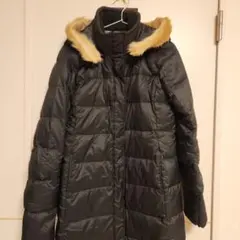 PUMAベンチコート ファー付き ブラック　美品　ロングダウン