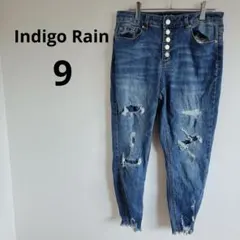 早い者勝ち✨️Indigo Rain 【フリーサイズ】ダメージデニム 9サイズ