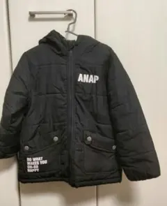ANAP 中綿コート ブラック サイズS