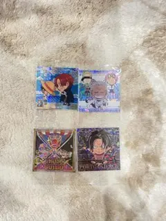 ワンピースウエハースシールシークレット4枚セット