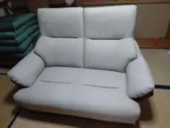 ニトリ ソファベッド Nシールド ロック 3人掛け 合成皮革 家具 D130