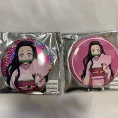 鬼滅の刃　竈門禰豆子 かまど ねずこ　ホログラム缶バッチ　ナムコ限定　セット