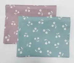 ゆかりん様専用　ハンドメイド　ランチョンマット　さくらんぼ　ネームタグ付