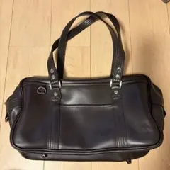 イーストボーイ　スクールバッグ　ブラウン　ダークブラウン　革　レザー