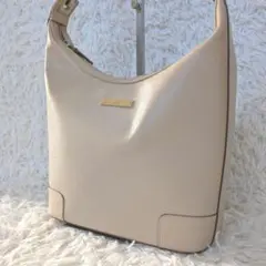 希少✨️OLD GUCCI ワンショルダーバッグ　オールレザー　金ロゴプレート