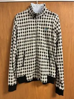 FRED PERRY ギンガムチェック ジップアップブルゾンのサムネイル