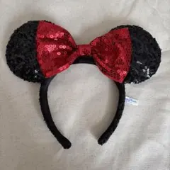 ミニーマウス スパンコールカチューシャ