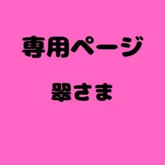 翠　様　専用ページ